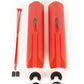 Daystar Red 2.0 Shock Guards with Zip Ties for/Fox/Bilstein Shocks - Pair