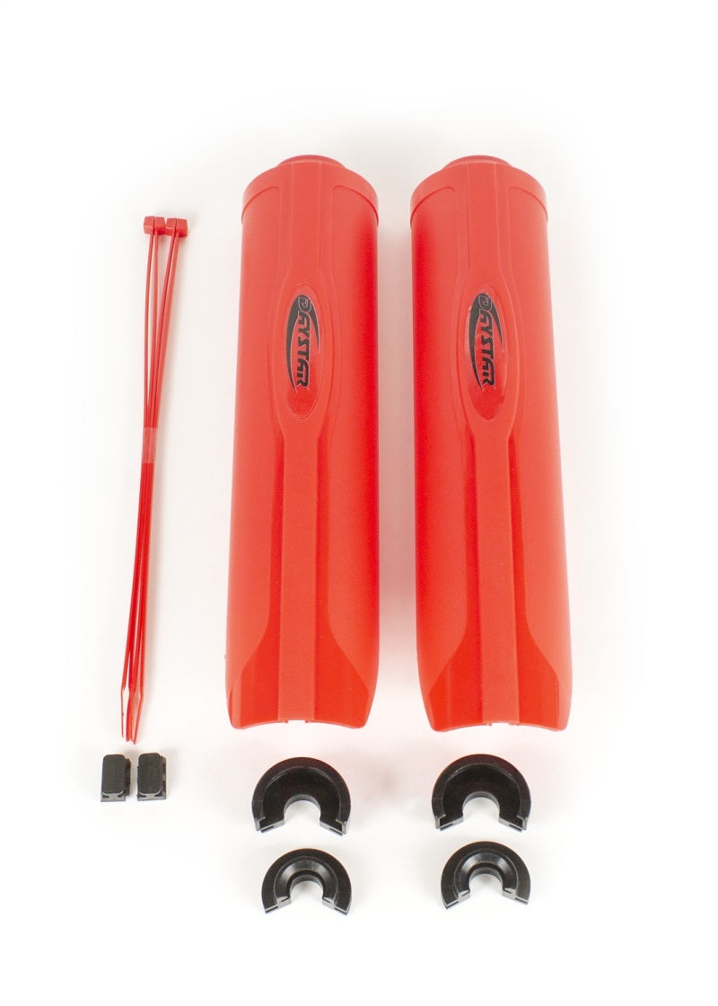 Daystar Red 2.0 Shock Guards with Zip Ties for/Fox/Bilstein Shocks - Pair