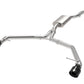 afe MACH Force-Xp 13-16 Audi Allroad L4 SS Axle-Back Exhaust w/ Black Tips