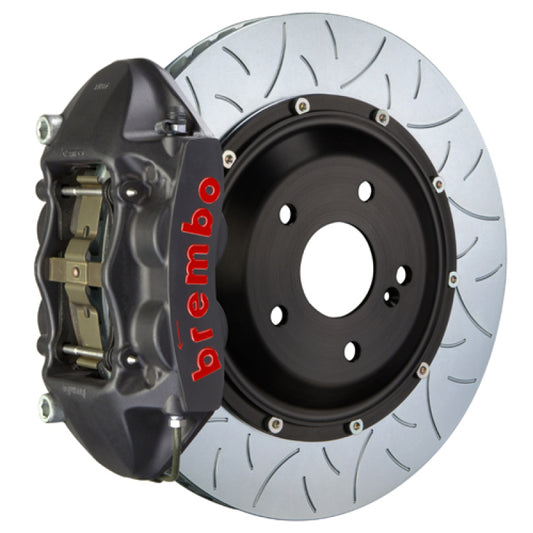 Brembo 12-16 991.1 C2S (PCCB Equipped) Rr GTS BBK 4Pis Cast 380x28 2pc Rtr Slot Type3-Black HA