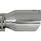 aFe Takeda 304 Stainless Steel Clamp-On Exhaust Tip 2.5in. Inlet / 4in. Outlet / 8in. L - Polished