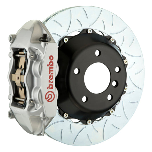 Brembo 18+ Wrangler 2-Door/4-Door Rear GT BBK 4 Piston Cast 380x28 2pc Rotor Slotted Type3-Silver