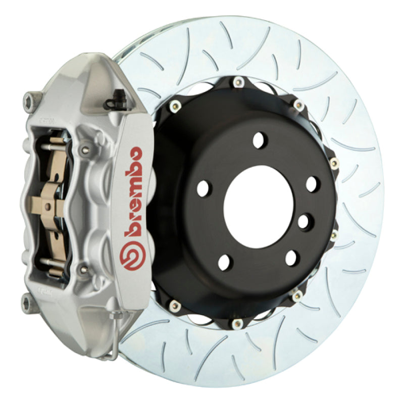 Brembo 20+ Gladiator Rear GT BBK 4 Piston Cast 380x28 2pc Rotor Slotted Type-3-Silver