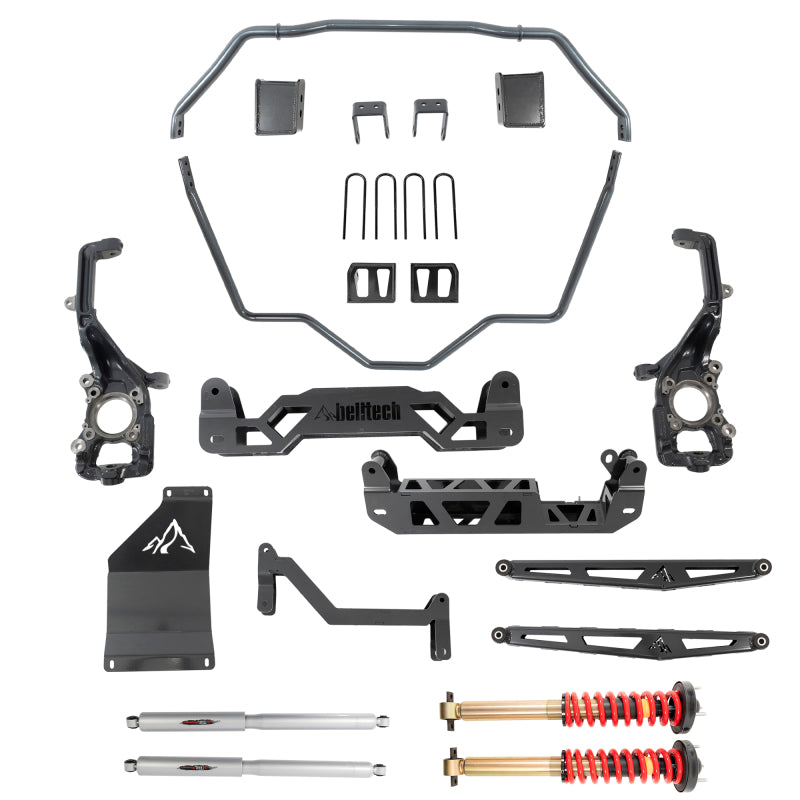 Belltech 2021+ Ford F150 4WD 5-7in Front and Rear Trail Performance Lift Kit