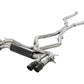 aFe MACH Force-Xp 3.5in. 304 SS C/B Exhaust System 15-18 BMW X5 M (F85) V8-4.4L (tt) - Black Tip