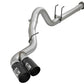 aFe Power 11-14 Ford F250/F350 6.7L Diesel Rebel XD 4in 409 SS DPF-Back Exhaust System - Black Tips