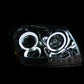 ANZO 2005-2007 Dodge Magnum Projector Headlights Chrome