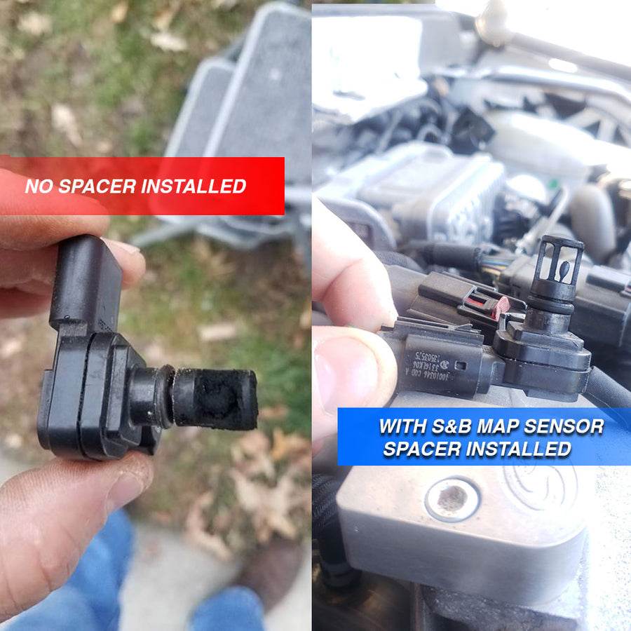MAP Sensor Spacer Kit for 2011-2019 Ford Super Duty, 6.7L Powerstroke