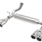 aFe Rebel Series 2.5in 409 SS Axle-Back Exhaust Polished 07-18 Jeep Wrangler (JK) V6-3.6L/3.8L