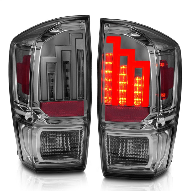 ANZO 2016-2017 Toyota Tacoma LED Taillights Smoke