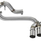 aFe Rebel Series DPF-Back 3in Side Exit SS Exhaust w/ IC Polished Tips 2016 GM Colorado/Canyon 2.8L