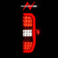 ANZO 14-18 GMC Sierra 1500 LED Taillights Red/Clear