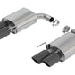 Borla 18-19 Ford Mustang GT 5.0L 2.5in S-Type Exhaust w/o Valves (Rear Section Only) - Black Chrome