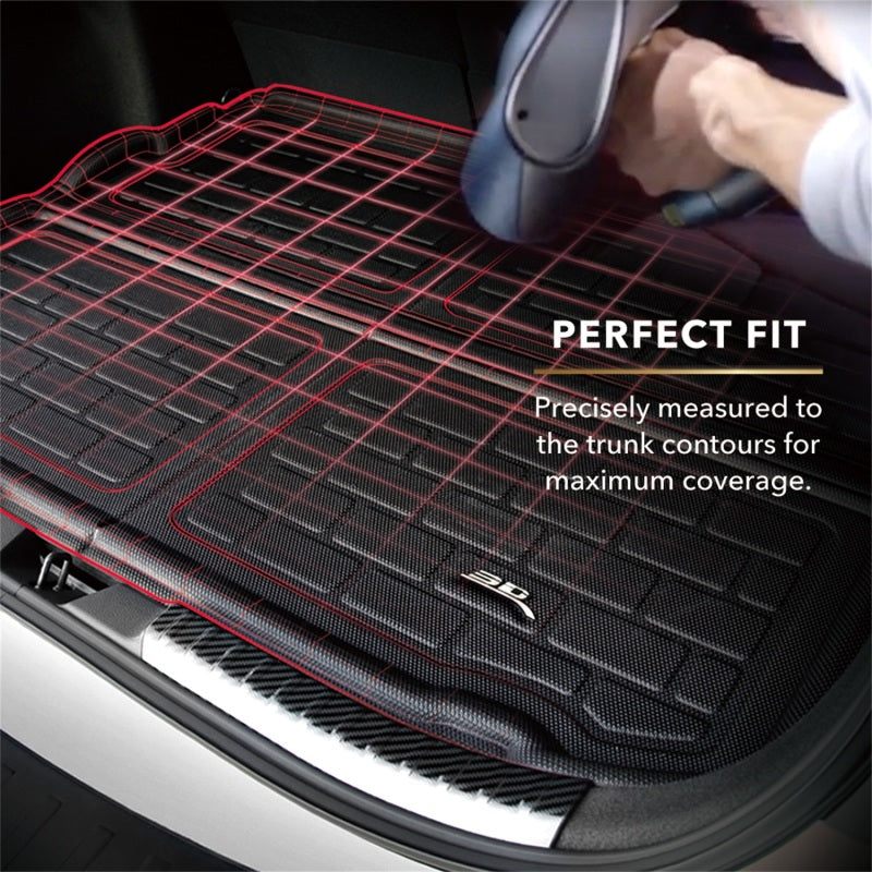 3D MAXpider 2008-2013 Toyota Highlander Kagu Cargo Liner - Black