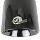 aFe MACH Force-Xp 409 SS Clamp-On Exhaust Tip 2.5in. Inlet / 4.5in. Outlet / 9in. L - Black