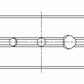 ACL Nissan SR20DE/DET GTiR 0.025mm Oversized High Performance Main Bearing Set - 5 oil holes in uppe