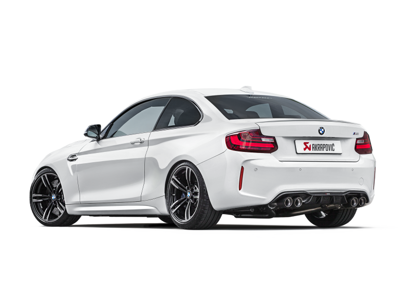 Akrapovic 16-17 BMW M2 F87 (Excl M2 Competition) Evolution Line Cat Back (Titanium) w/Carbon Tips