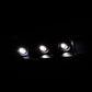 ANZO 1994-2001 Dodge Ram Crystal Headlights Black w/ LED