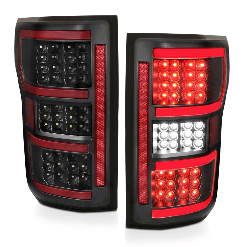 ANZO 18-19 Ford F-150 LED Taillights Black