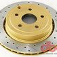 DBA 2009 Pontiac G8 GT 6.0L (V8) Uni-Directional Cross-Drilled/Slotted Rear Rotor