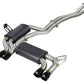 aFe MACH ForceXP 2.5 IN 304 Stainless Steel Cat-Back Exhaust System w/ Black Tips 01-06 BMW M3 (E46)