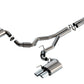 Borla 2024 Ford Mustang GT 5.0L V8 3 in ATAK Catback Non-Active Exhaust- Chrome Quad Tip