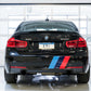 AWE Tuning BMW F3X 340i Touring Edition Axle-Back Exhaust - Diamond Black Tips (102mm)