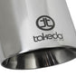 aFe Takeda 304 Stainless Steel Clamp-On Exhaust Tip 2.5in. Inlet / 4.5in. Outlet / 9in. L - Polished