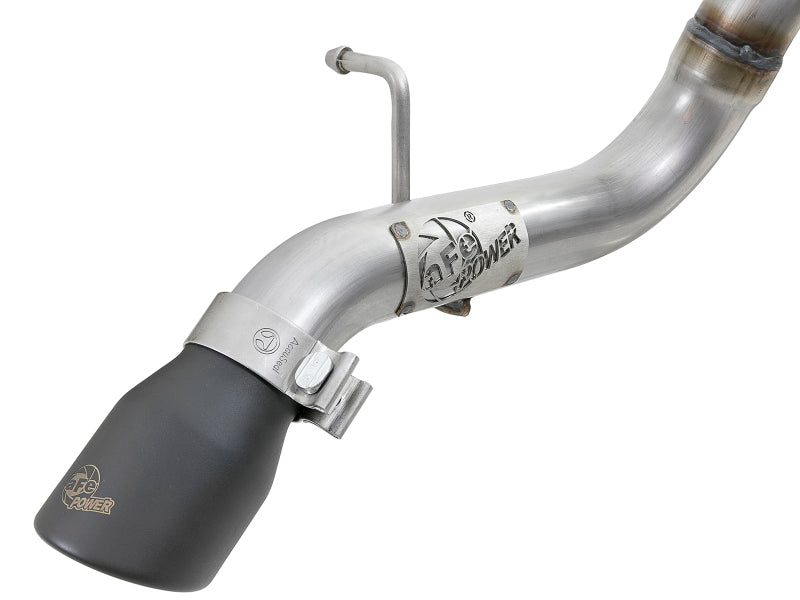 aFe MACH Force-Xp Axle-Back Hi-Tuck Exhaust System w/Black Tip 18-19 Jeep Wrangler (JL) V6 3.6L