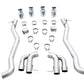 AWE Tuning 18-19 BMW M5 (F90) 4.4T AWD Axle-back Exhaust - Track Edition (Chrome Silver Tips)