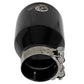 aFe MACH Force-Xp 409 SS Clamp-On Exhaust Tip 2.5in. Inlet / 4in. Outlet / 6in. L - Black