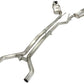 aFe MACHForce XP Exhaust 2.5in Stainless Steel CB/10-13 Chevy Camaro V6-3.6L (td) (gloss blk tip)