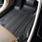 3D MAXpider 15-22 Ford F150 Supercrew Hybrid Insert Kagu 1st Row Floormat for L1FR08304609 - Black