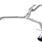 afe MACH Force-Xp 13-16 Audi Allroad L4 SS Axle-Back Exhaust w/ Blue Flame Tips