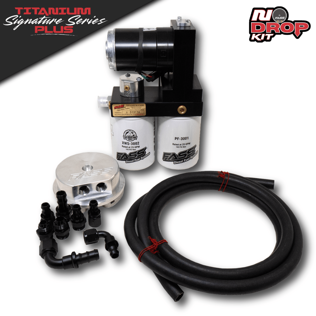 No-Drop Series Plus 180F 140GPH Fuel System for 2023-2024 Ford Powerstroke 6.7L (Stock-700hp) FASS