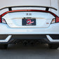 aFe Takeda 2.5in 304SS Cat-Back Exhaust System 17-20 Honda Civic SI Coupe L4-1.5L (t) - BL Flame Tip