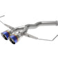 aFe Takeda 3in-2.5in 304 SS Axle-Back Exhaust w/Blue Flame Tip 19-20 Hyundai Veloster I4-1.6L(t)