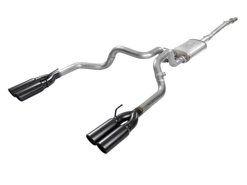 aFe Vulcan Series 3in 304 SS Exhaust Cat-Back w/ Black Tips 2019 GM Silverado/Sierra 1500 V8-5.3L