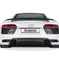 Akrapovic 16-17 Audi R8 5.2 FSI Coupe/Spyder Slip-On Line (Titanium) w/ Carbon Titanium Tips