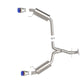 aFe POWER Takeda 06-13 Lexus IS250/IS350 SS Axle-Back Exhaust w/ Blue Flame Tips