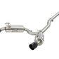 aFe Takeda 3in. to 2.5in. 304 SS C/B Exhaust 08-15 Mitsubishi Lancer EVO I4-2.0L (t) - Black Tips