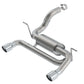 Borla 18-19 Jeep Wrangler JL/JLU 2.0L 4Cyl 2DR/4DR Axle Back Exhaust S-Type w/ 3.5in Tips