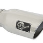 aFe ATLAS 5in Alum Steel DPF-Back Exhaust System w/Polished Tip 19-20 Ram Diesel Trucks L6-6.7L (td)