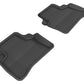 3D MAXpider 2010-2016 Mercedes-Benz E-Class W212 Kagu 2nd Row Floormats - Black