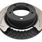 DBA 07-09 Jeep Wrangler JK Rear Slotted Street Series Rotor