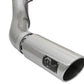 aFe LARGE BORE HD 5in 409-SS DPF-Back Exhaust w/Polished Tip 2017 Ford Diesel Trucks V8 6.7L (td)