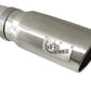 aFe ATLAS 5in DPF-Back Alum Steel Exhaust System Polished Tip GM Diesel Trucks 7.5-10 V8-6.6L td LMM