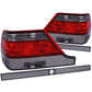 ANZO 1995-1999 Mercedes Benz S Class W140 Taillights Red/Smoke