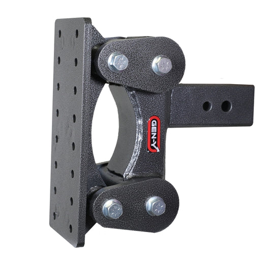 Gen-Y The Boss Torsion-Flex Pintle Plate 3in Shank 6.5in Drop 2.4K TW 21K Hitch