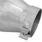 aFe MACH Force-XP 304 SS Right Side Single Wall Polished Exhaust Tip 4in Inlet x 6in Outlet x 12in L